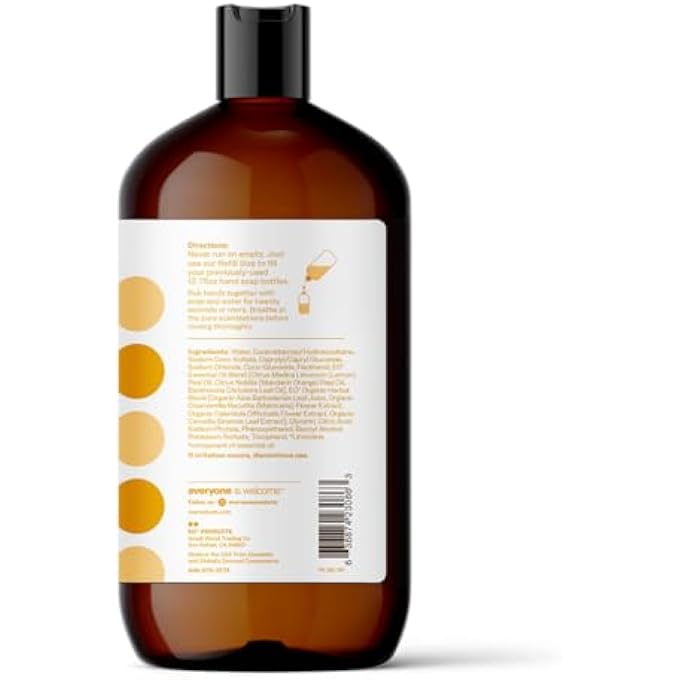 Everyone MEYER LEMON + MANDARIN REFILL SIZE HAND SOAP, 32 FZ - Image 2